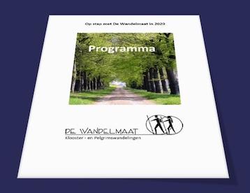 Gedrukte brochure met aanbod in 2020